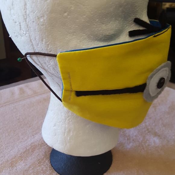 Child's Minion Face Mask. - Picture 4 of 5